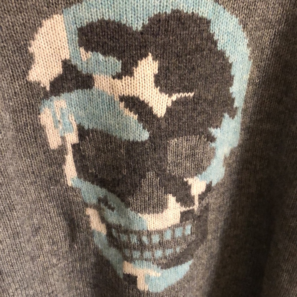 Skull Cashmere Camo Skull Sweater - Picture 2 of 9